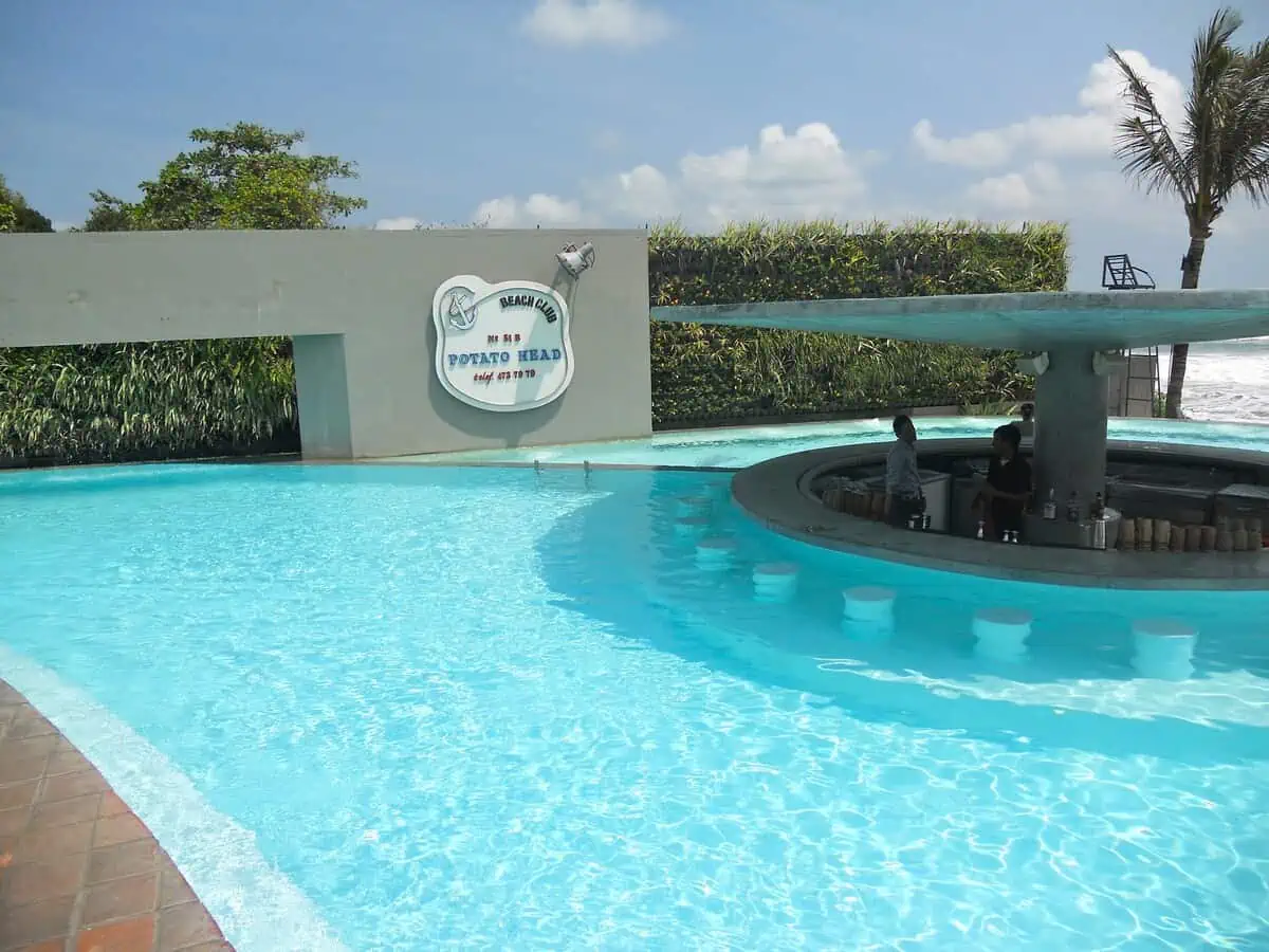 The Potato Head Beach Bar in Seminyak