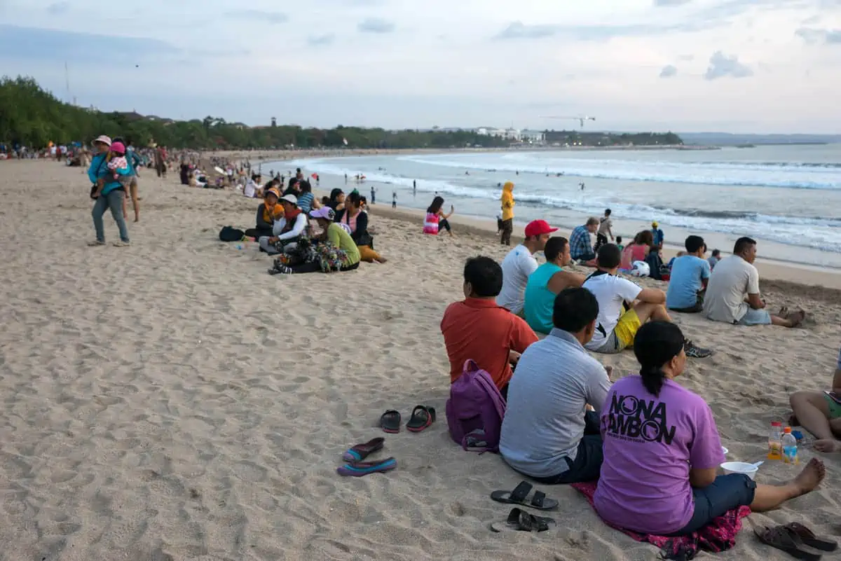 Sunset at Kuta Beach