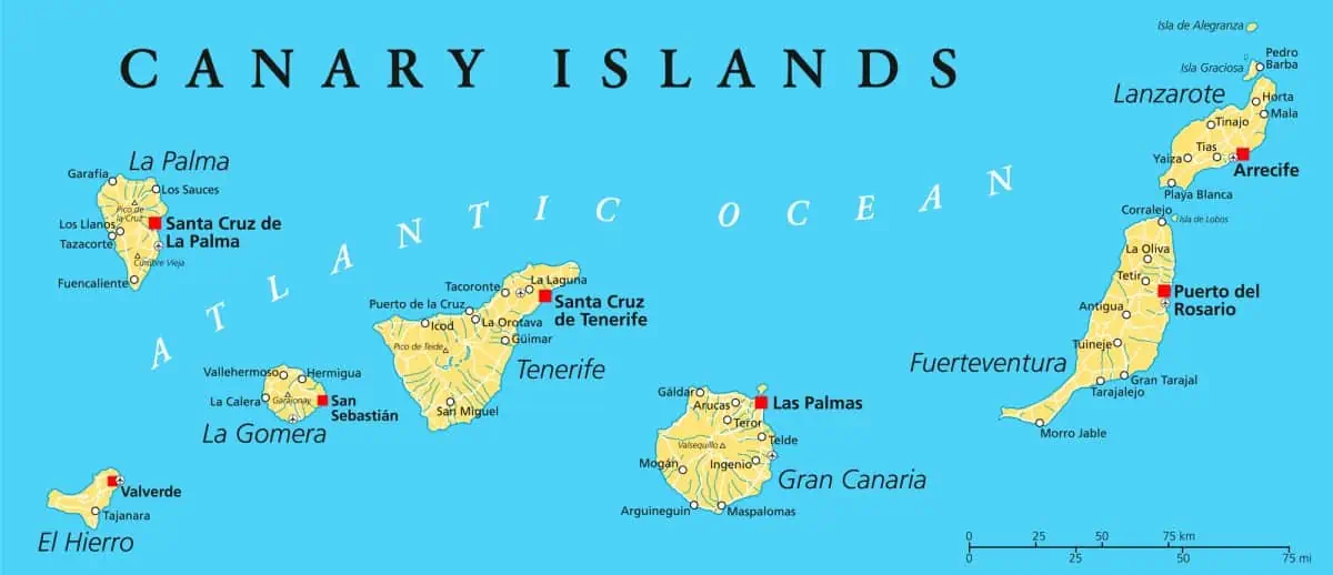 Map-of-Canary-Islands
