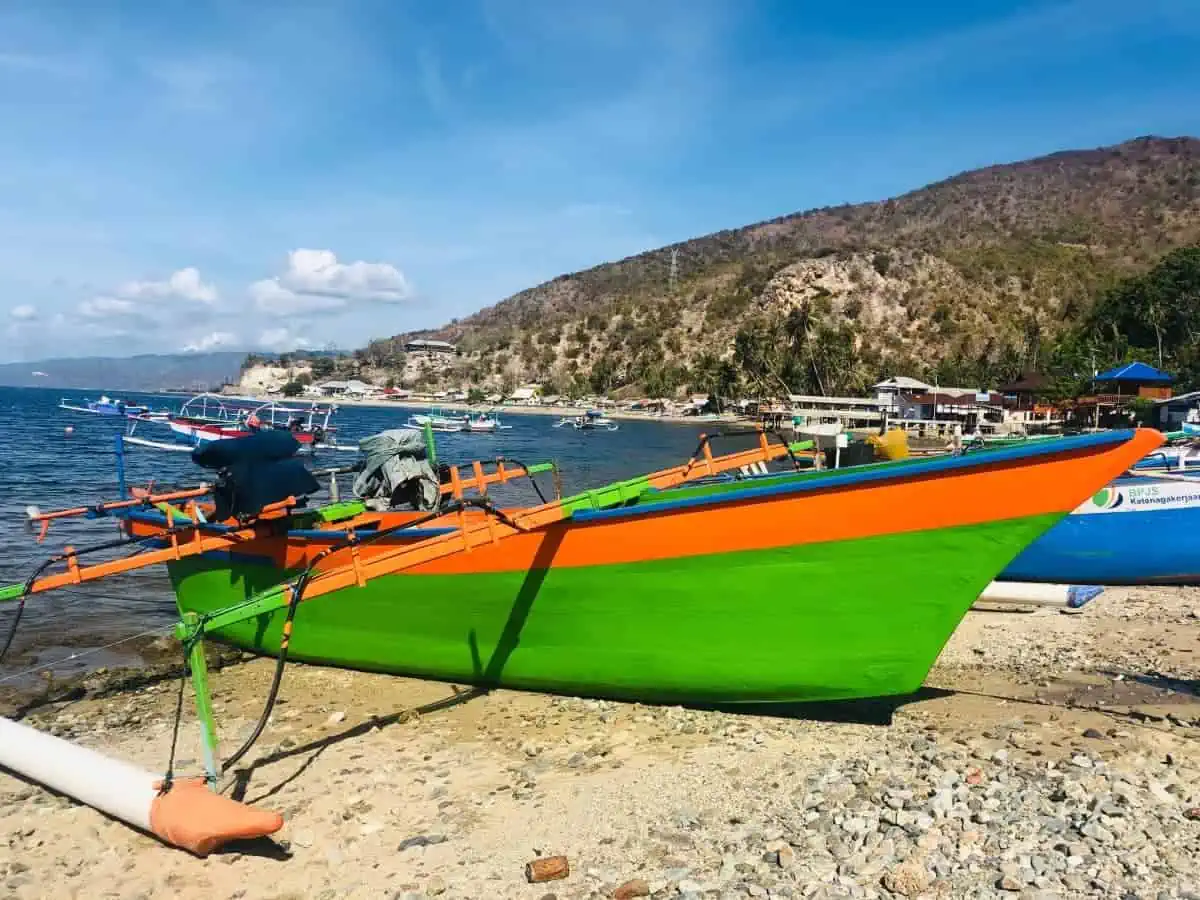 A-Boat-on-Beach-of-Gorontalo-Indonesia