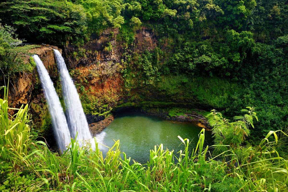 Twin-Wailua-Waterfalls-on-Kauai