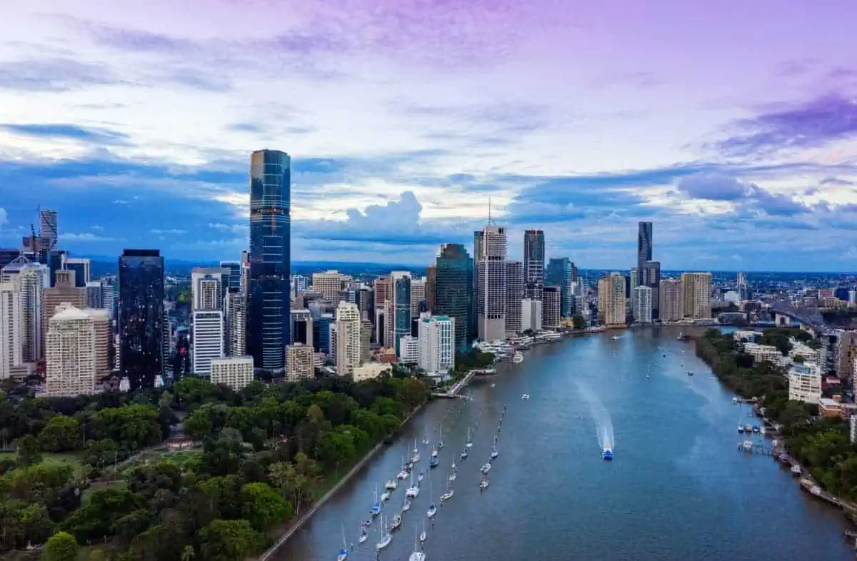 Sunset-View-of-Brisbane-River