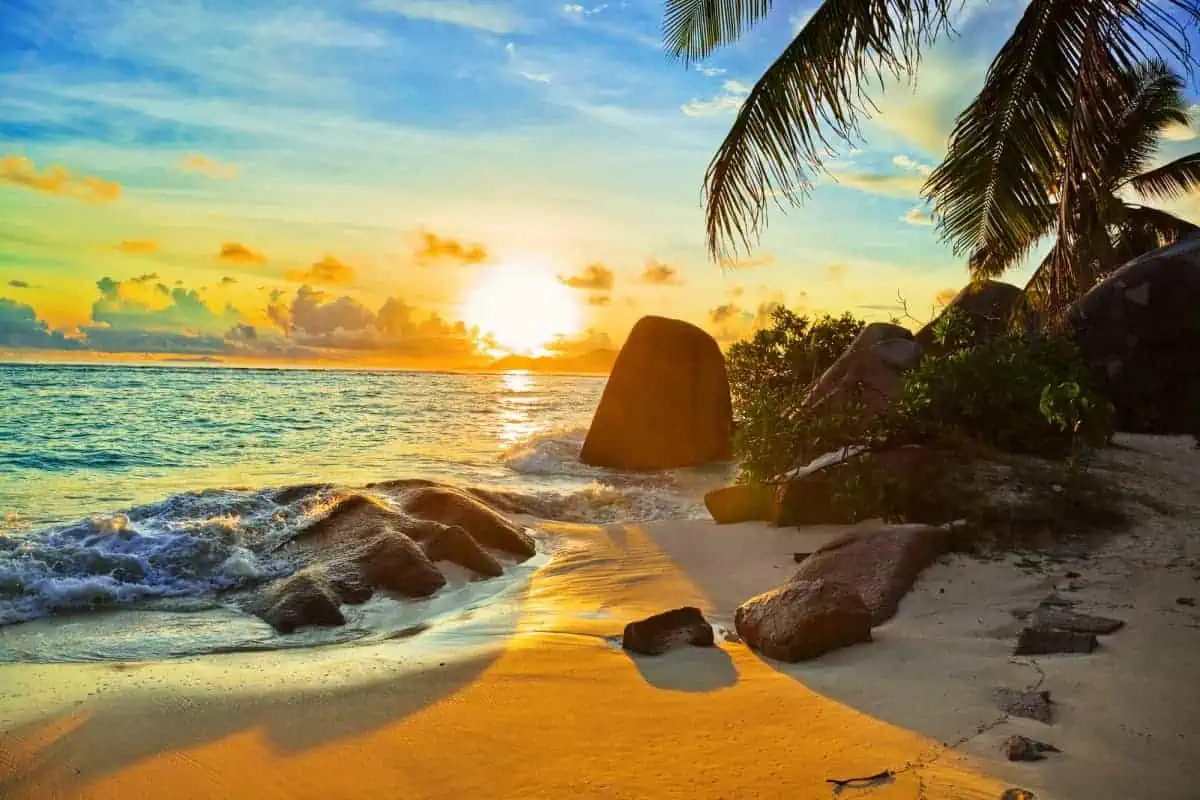 A-Sunset-at-Seychelles-Beach