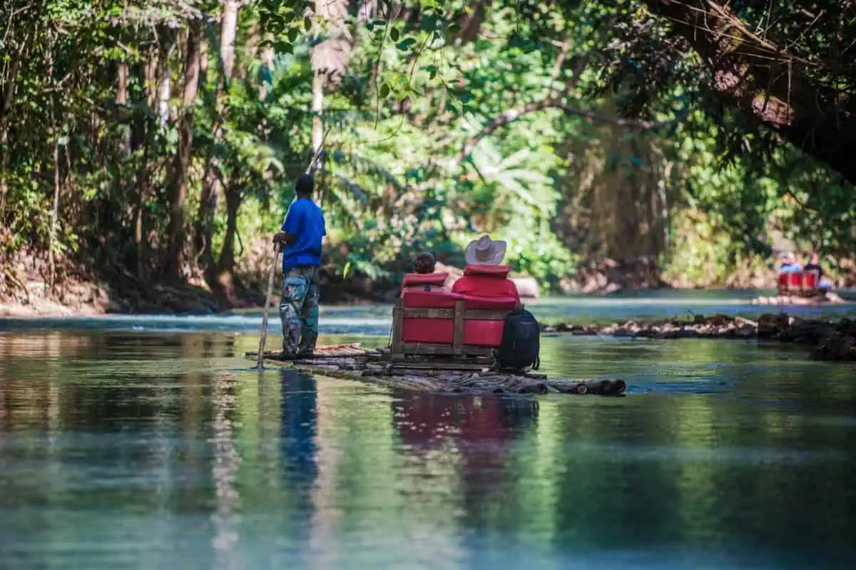 River-Boat-Tourists-in-Jamaica