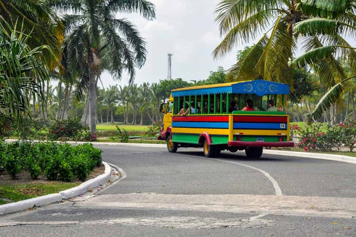 Tourist-Bus-in-Punta-Cana-DR