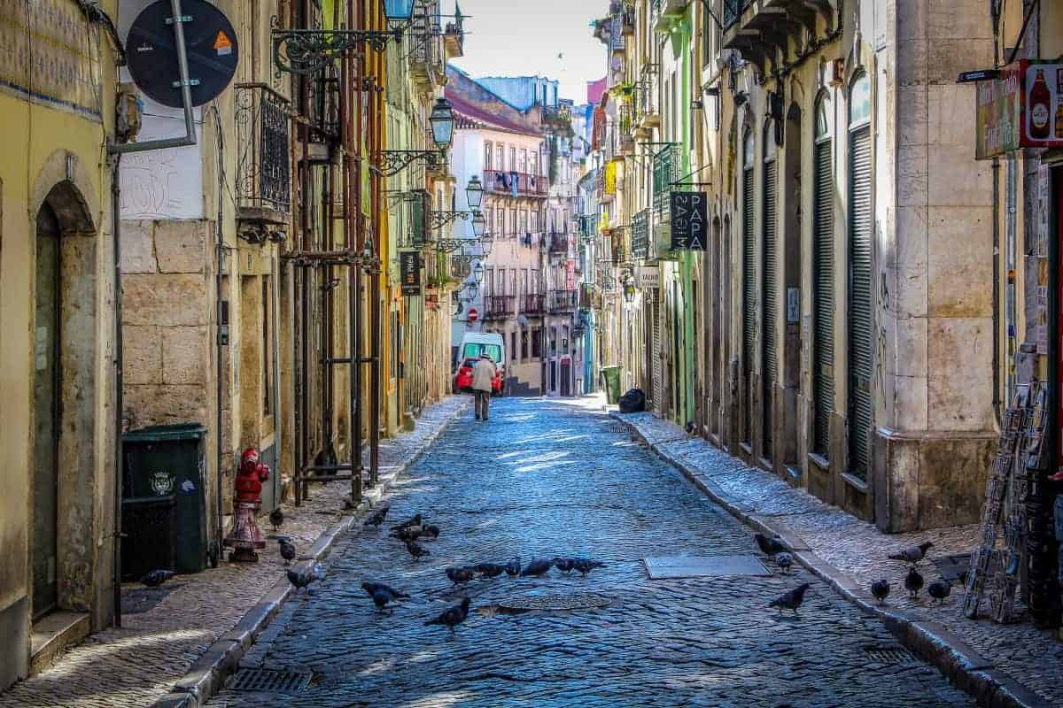 A-Street-in-Bairro-Alto-Lisbon