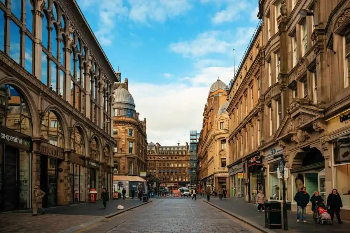 A-Street-View-of-Glasgow-UK