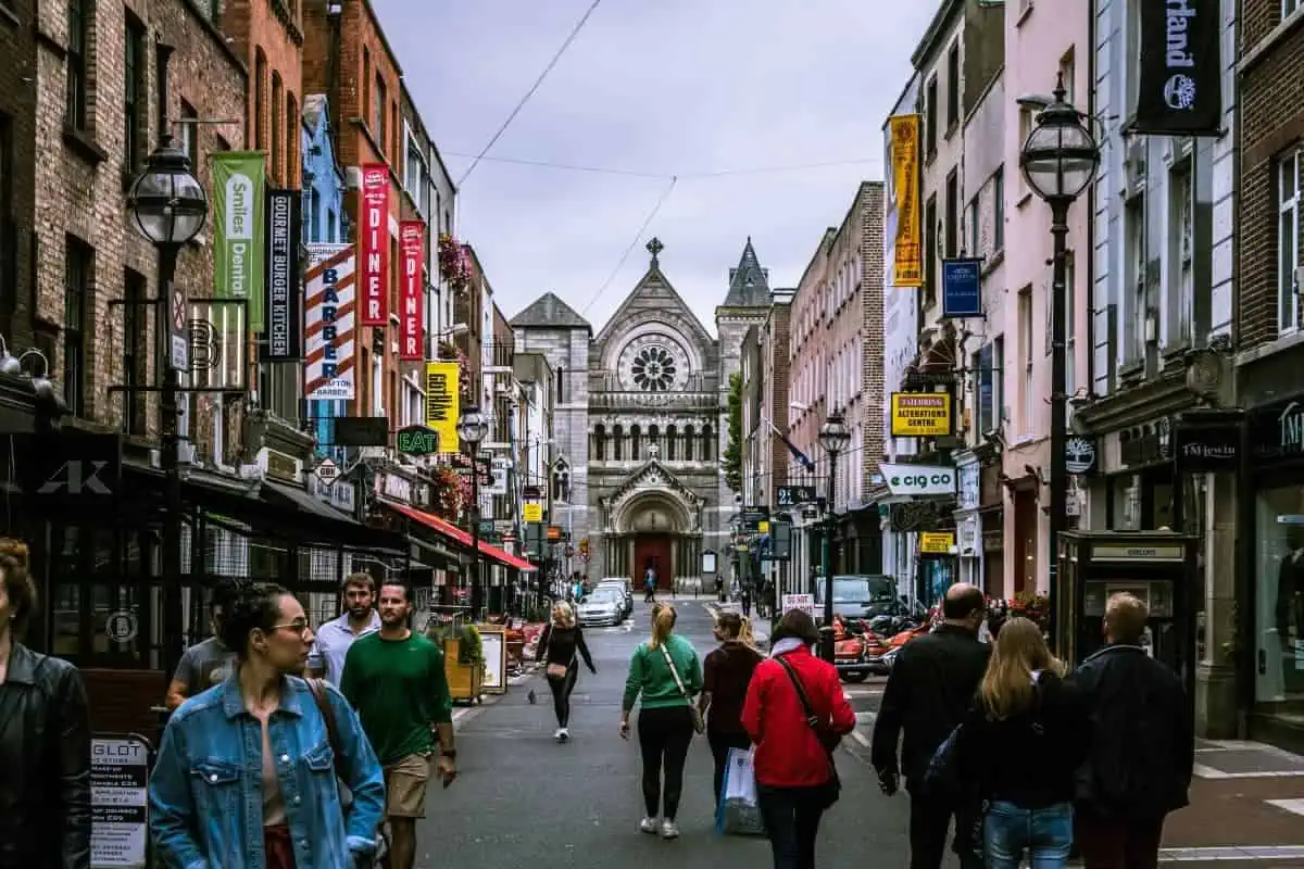 People-Walking-on-Street-Dublin