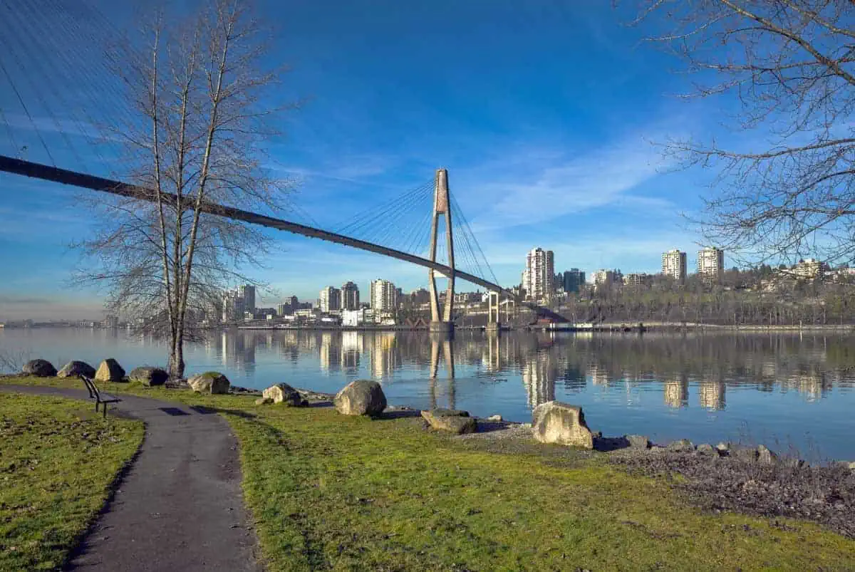 Train-Bridge-Linking-Surrey-British-Columbia