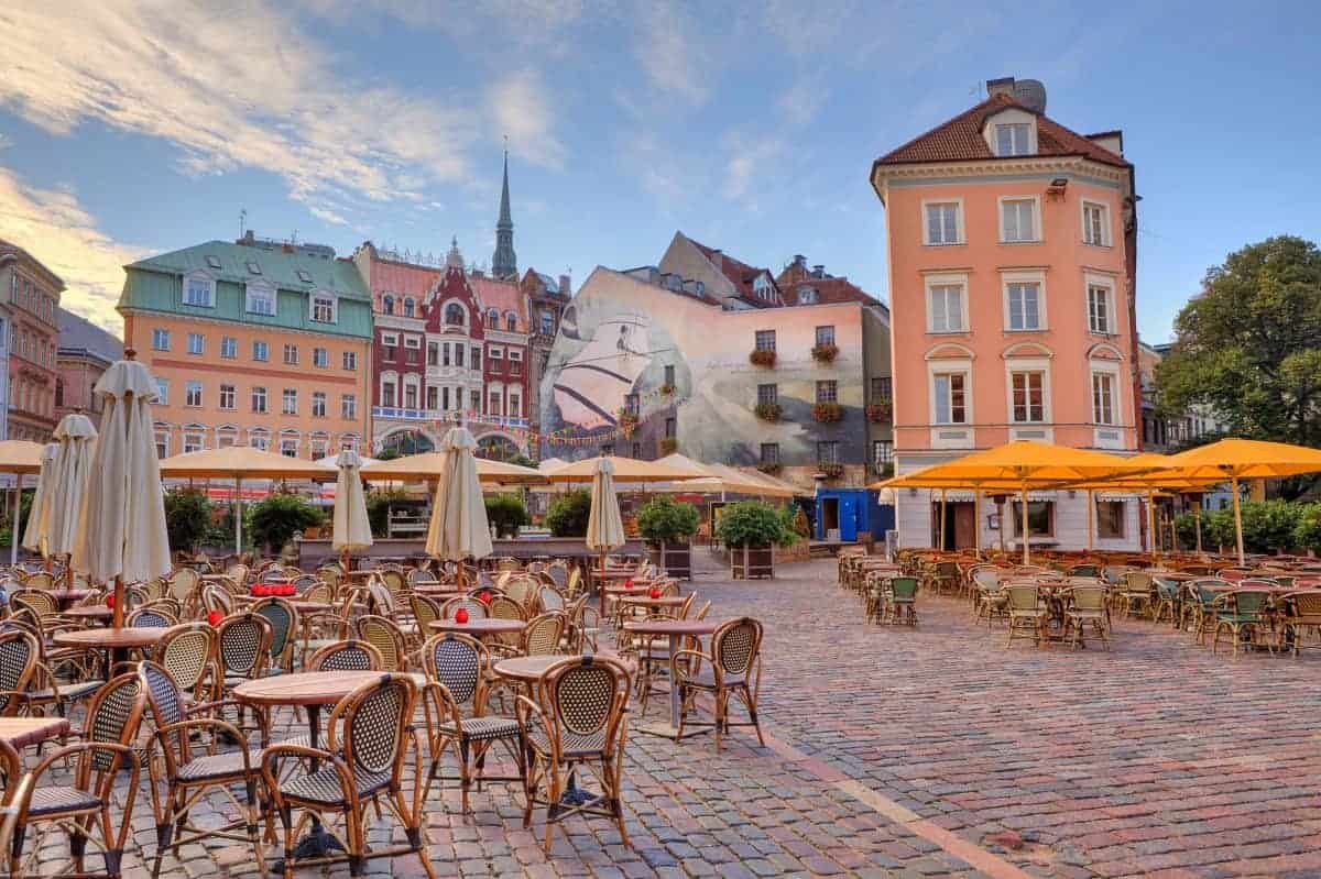 34 Cheap Places to Travel in 2025 | Best Budget Destinations 13 A-City-Square-of-Riga-Latvia