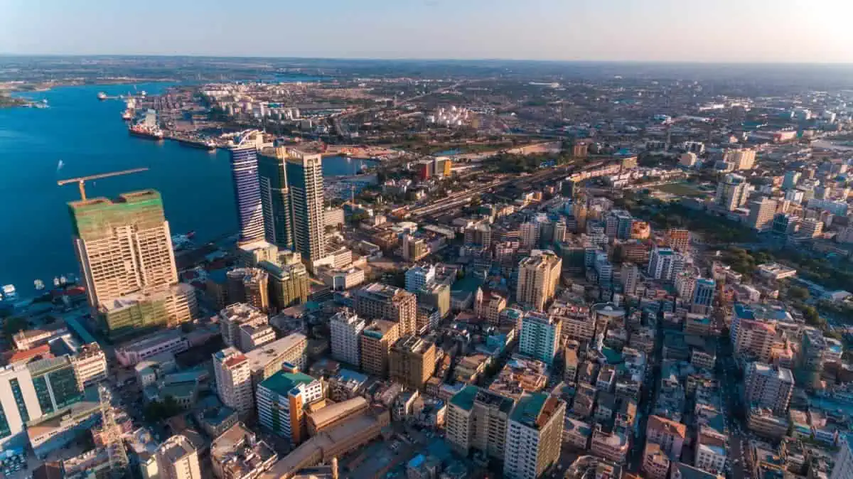 An-Aerial-View-of-Dar-es-Salaam-Tanzania