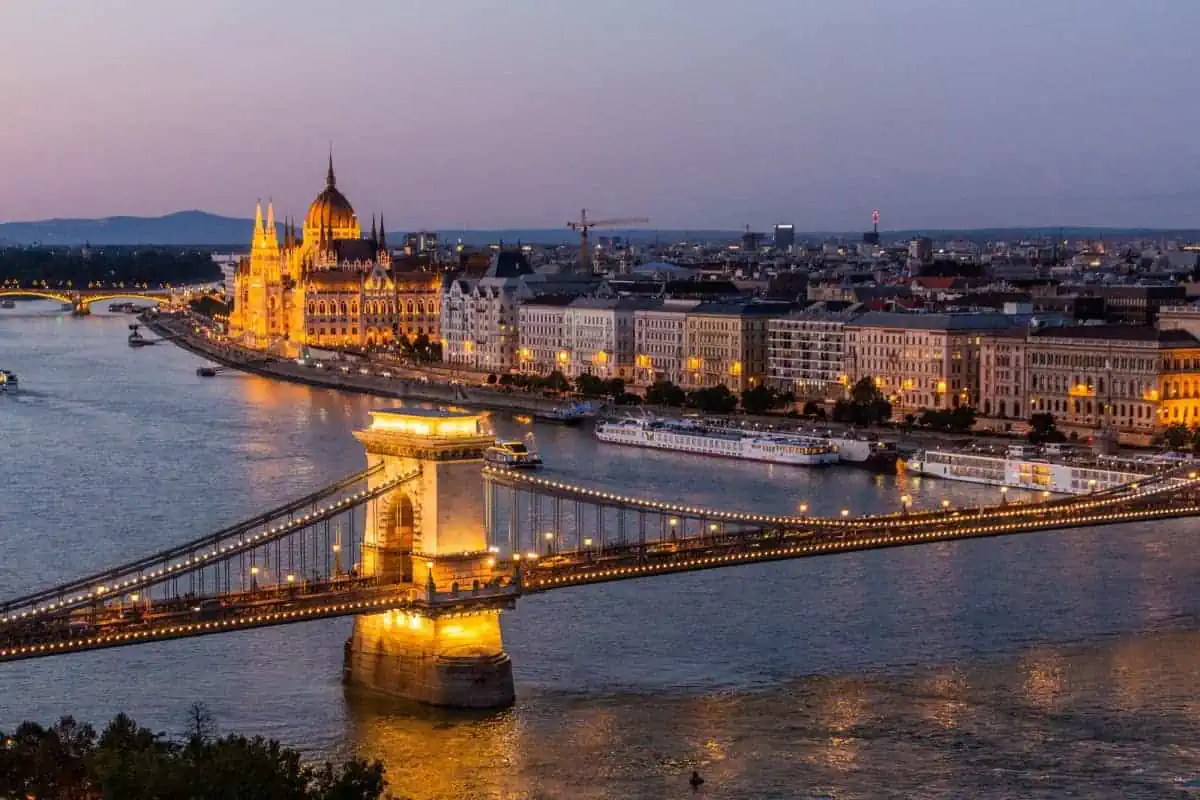 34 Cheap Places to Travel in 2025 | Best Budget Destinations 3 Szechenyi-Lanchid-Bridge-on-Danube-River