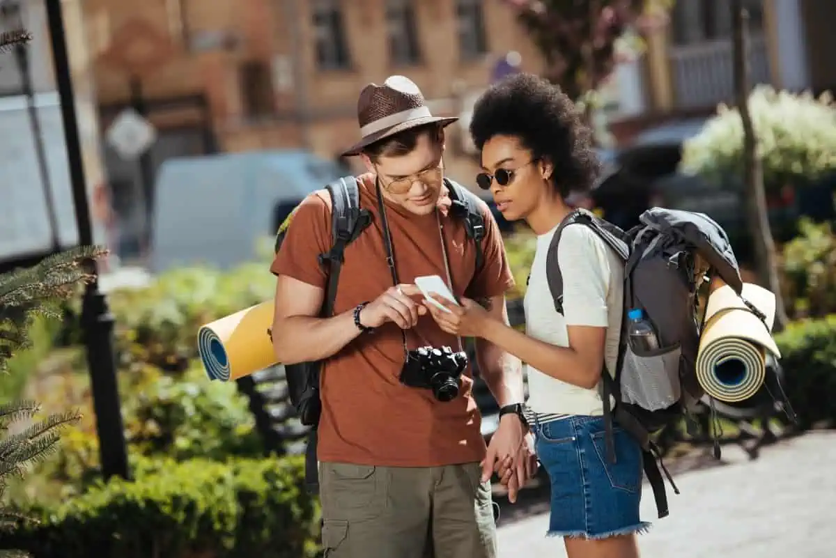 Young-Tourist-Couple-Looking-for-Destination.