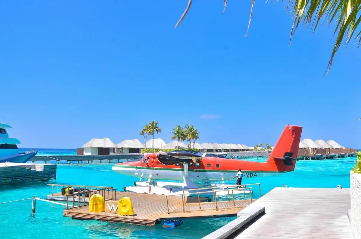 A-Seaplane-on-Body-of-Water